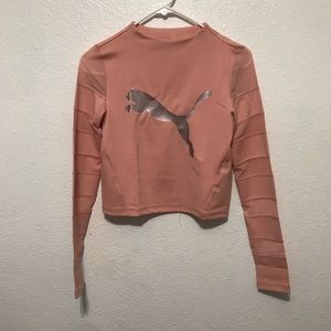 Puma pick  mesh long sleeve tee
